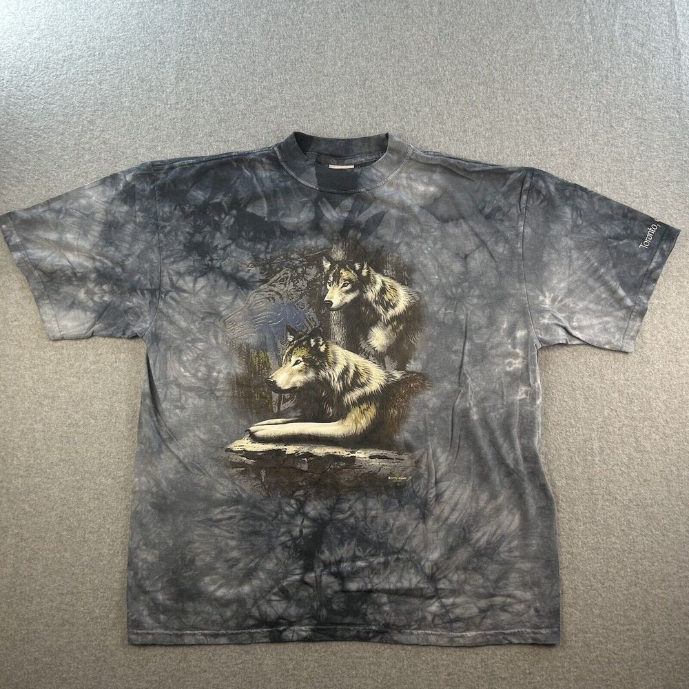 Quality Goods Shirt‎ Mens Size XL Tie Dye Wolf Graphic T-Shirt Toronto Canada